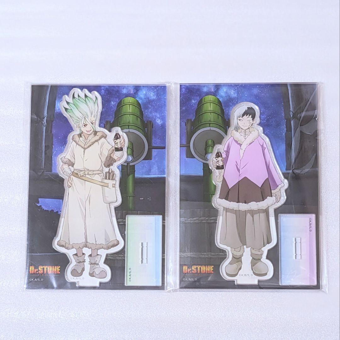 Dr.STONE アクリルスタンド 石神千空 あさぎりゲン カーテン魂 展望台 Dr.STONE 石神千空 あさぎりゲン アクリルスタンド カーテン魂