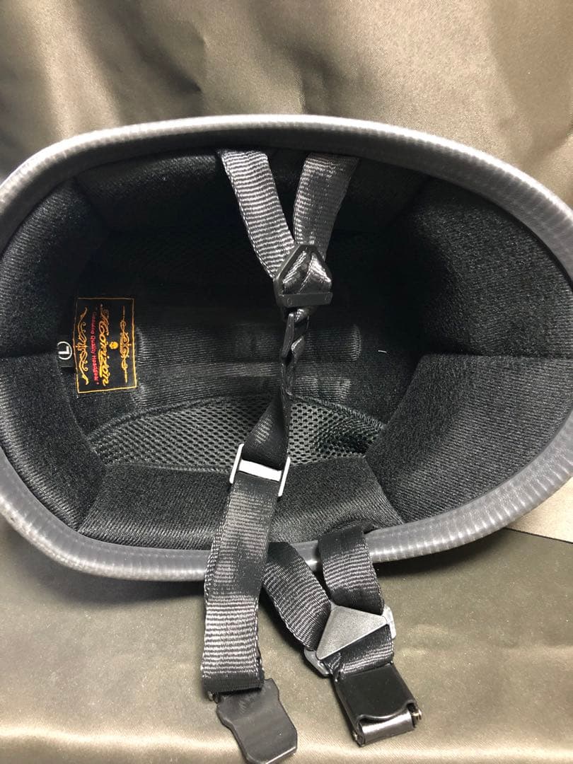 ジョッキーヘルメット 塗装 エイジングLサイズ・HORIZON HELMETS TRITUETUBI_COM