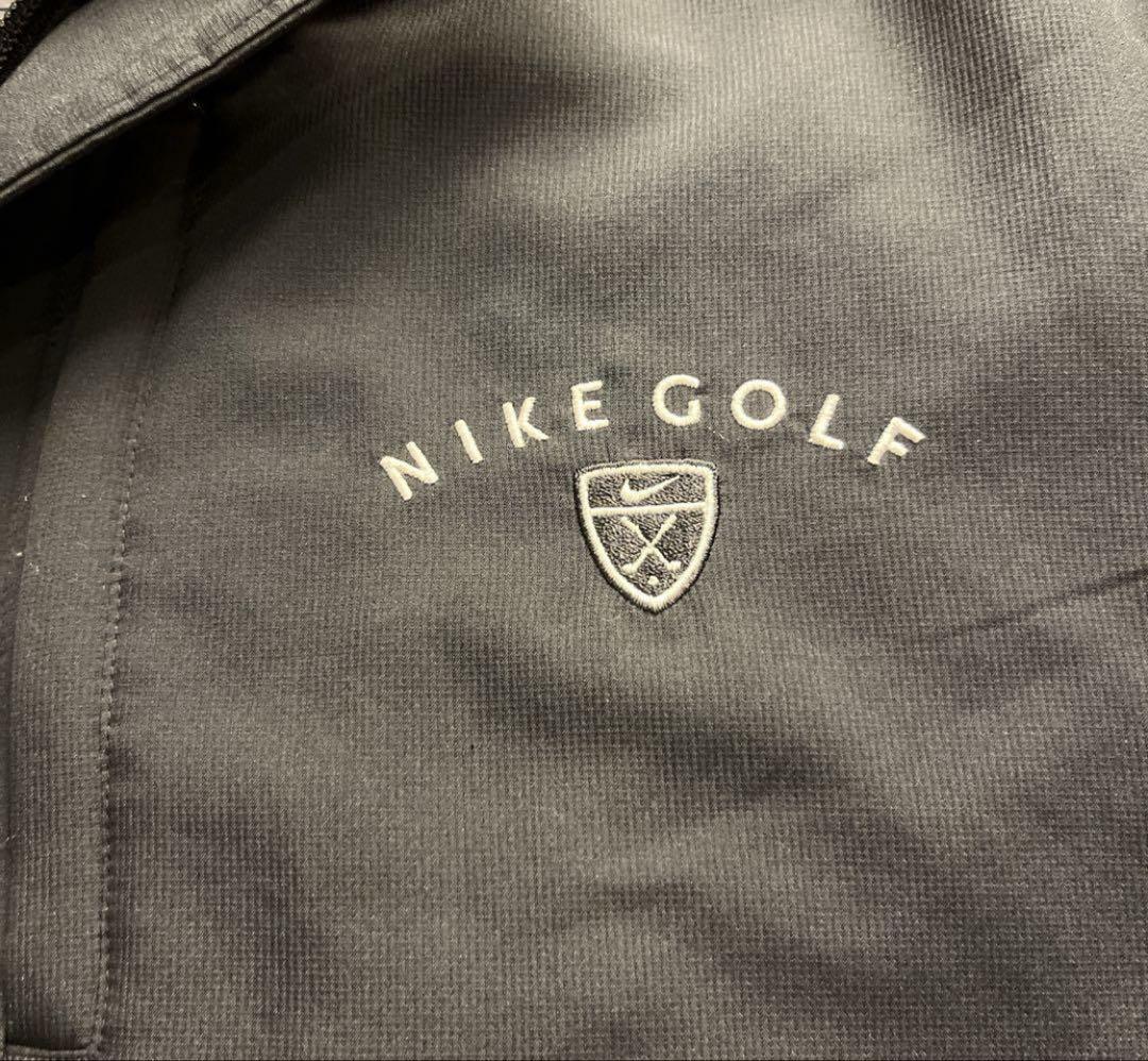 希少ロゴ　Nike Golf ブラック　ジャケット　L タイガーウッズ　ナイキ 希少ロゴ Nike Golf ブラック ジャケット L タイガーウッズ