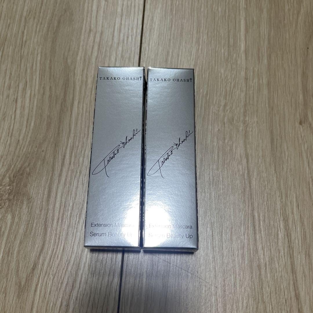 【新品】2本セット エクステンションマスカラセラムビューティアップブラック