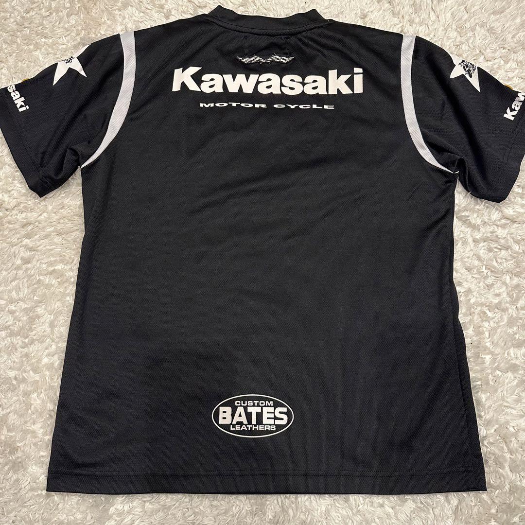 送料込！　カワサキ　ベイツ　コラボ　クールテック　Tシャツ　ブラック　Mサイズ カワサキ 【送料無料】カワサキ(Kawasaki) 純正 カワサキ×ベイツ