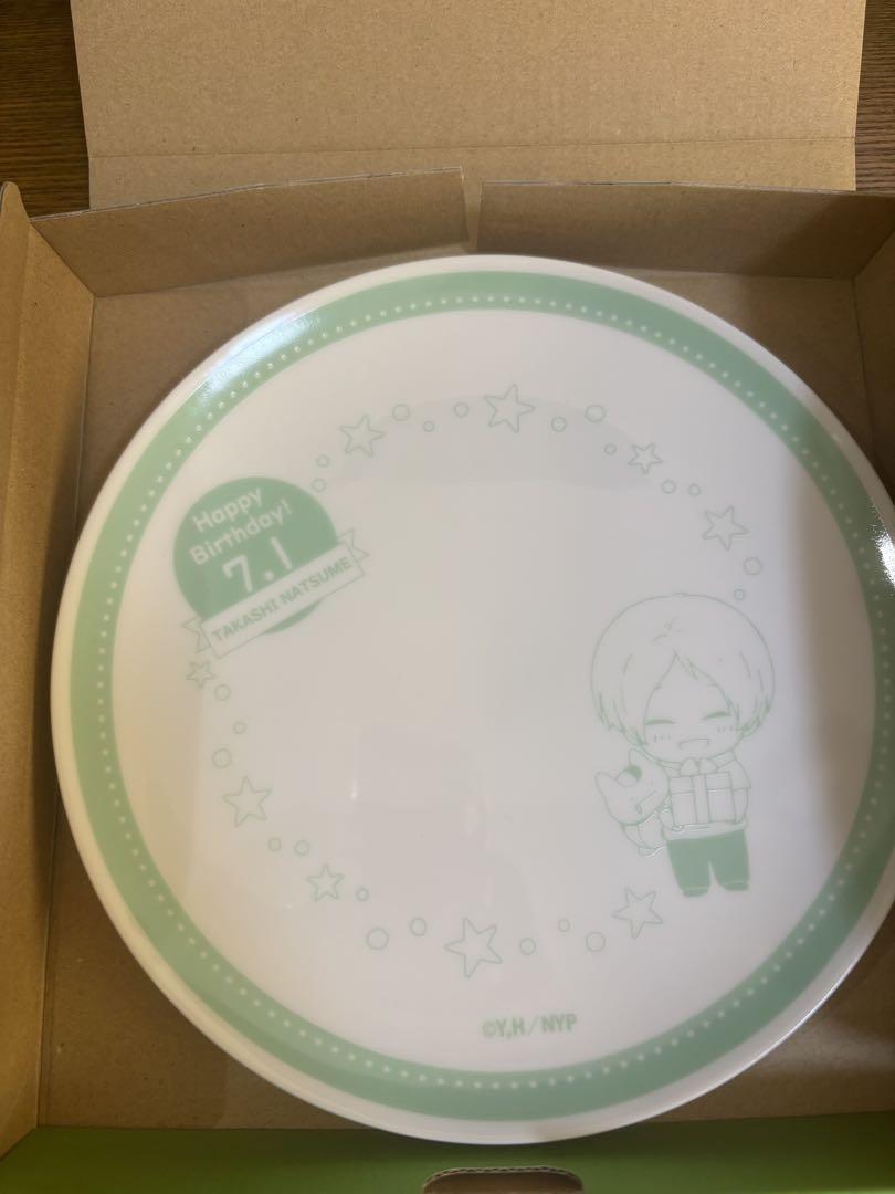 夏目友人帳 夏目貴志 バースデー記念プレート カード アクスタ
