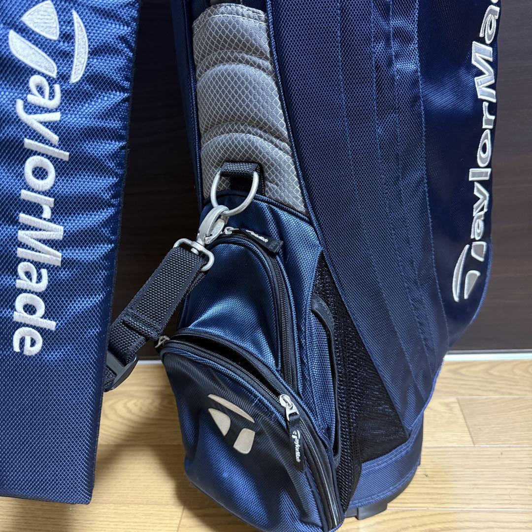 TaylorMade キャディバッグ ゴルフバッグ ネイビー - メルカリ