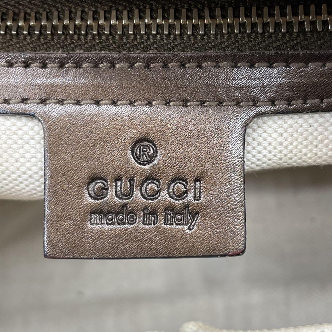 良品】GUCCI GG柄 エンボスレザー 2WAYバッグ ハートチャーム