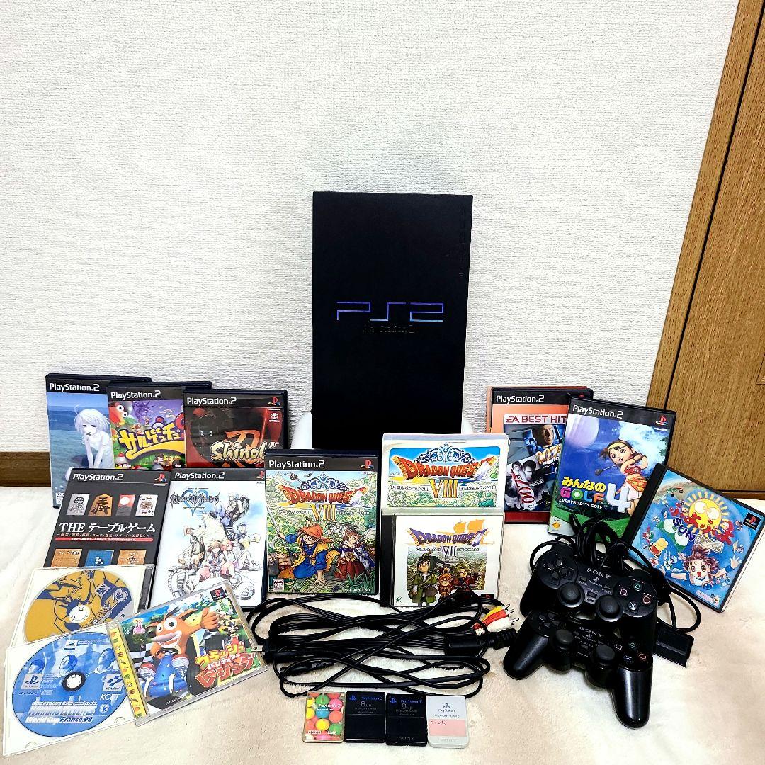 PlayStation2 本体 ゲームソフト 計13点 お楽しみセットSONY