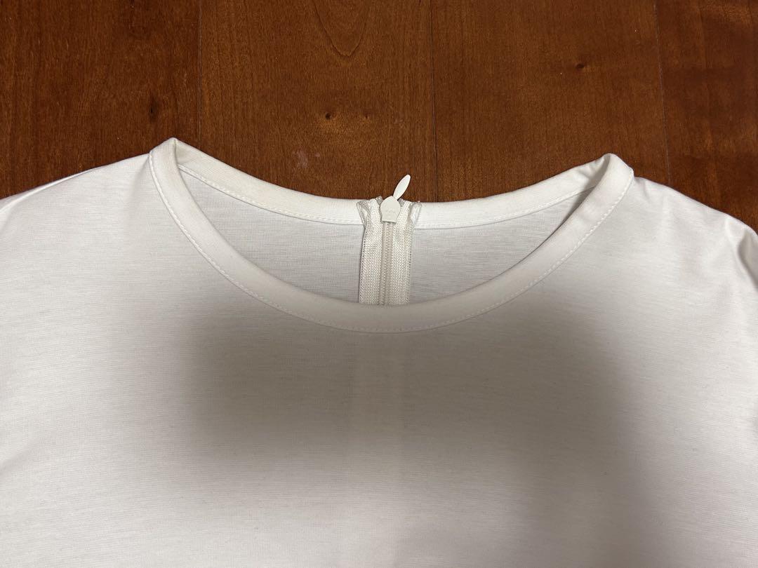 ボーダーズアットバルコニー PUFF SLEEVE TEE ホワイト 36
