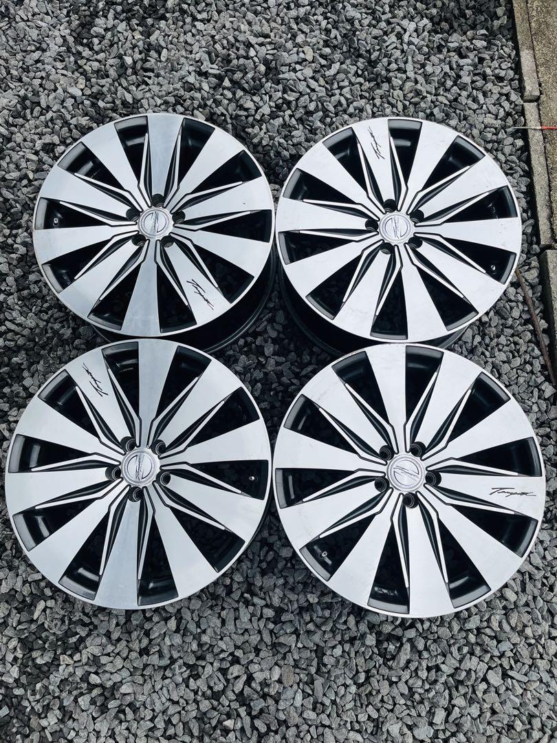 専用道内送料無料❗️ロクサーニテンペストダブルビジョンPCD.100 18インチ
