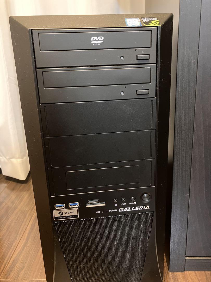 GALLERIAゲーミングPC(Corei7第9世代GeForce1660Ti)