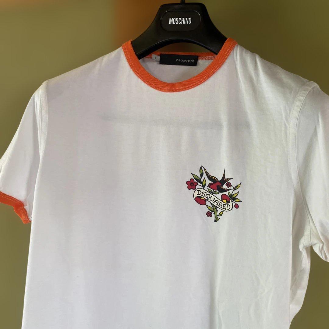 DSQUARED2 ロゴ Tシャツ Lトップス