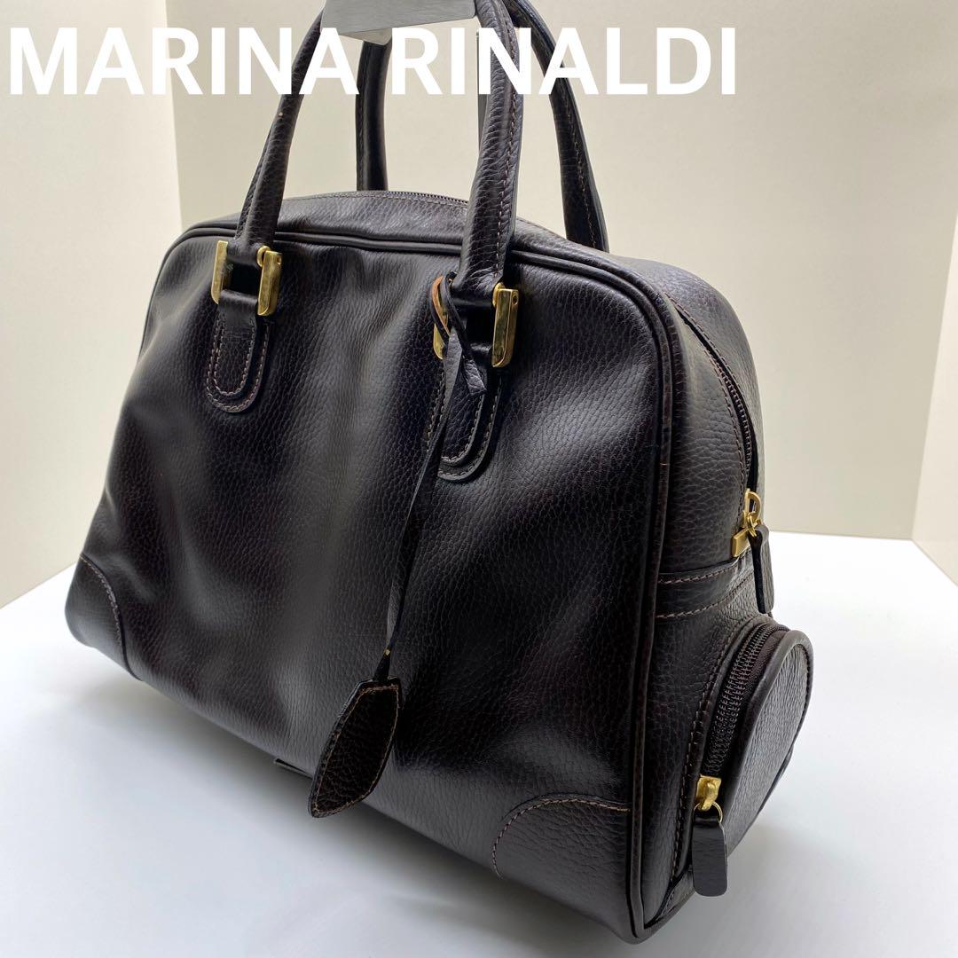 MARINA RINALDI ブラウンビジネスバッグ