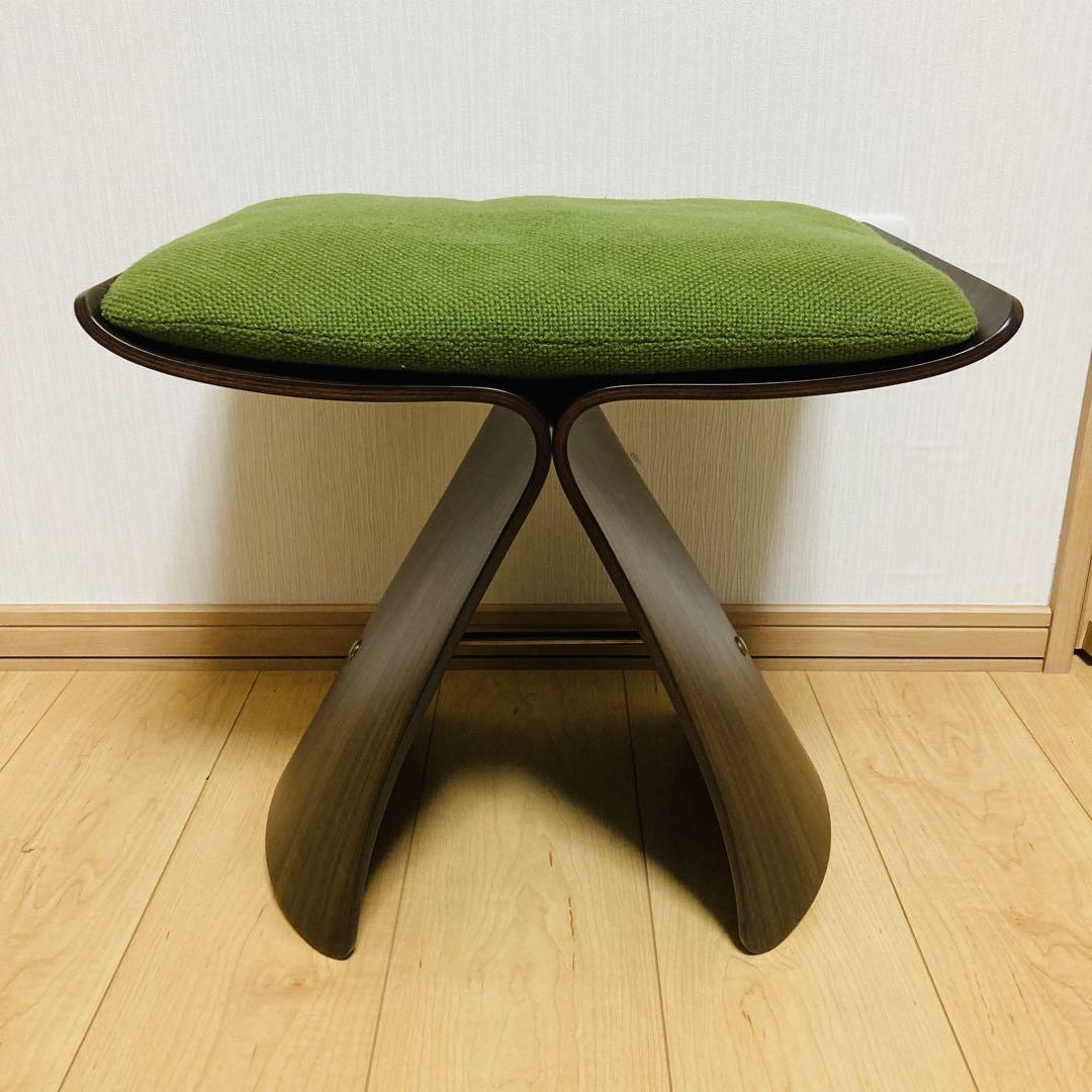 天童木工 柳宗理 バタフライスツール 専用クッション付き