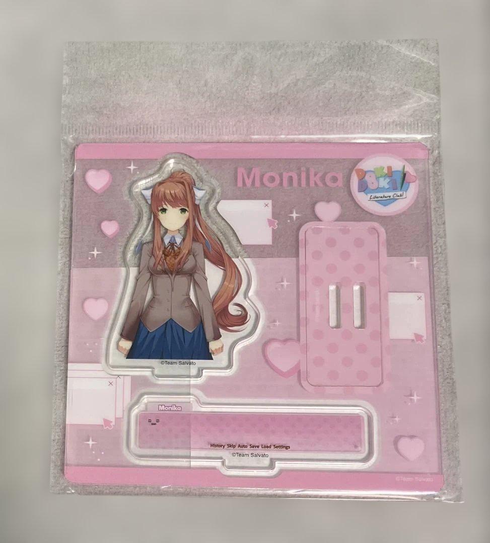 ドキドキ文芸部 DDLC モニカ アクリルスタンド 缶バッジ くじメイト ドキドキ文芸部！ DDLC くじメイト D賞 缶バッジ モニカA D-5