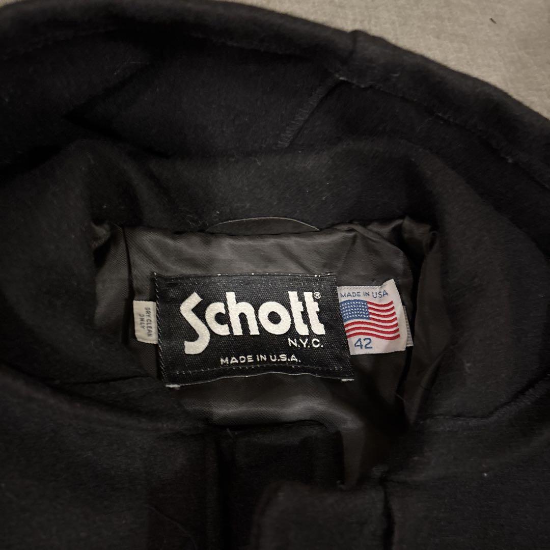 Schoot ダッフルコート42 黒