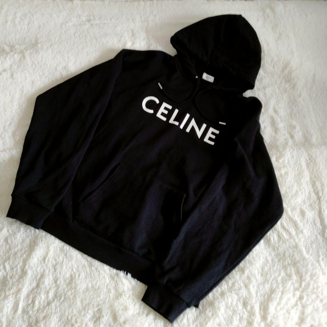 送料 無料 通販ファッション - CELINE パーカー XL ブラック
