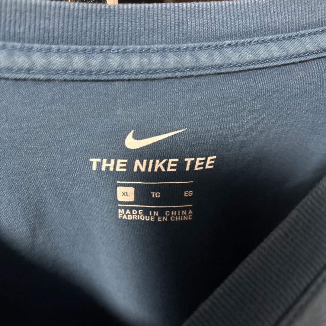 希少 XL NIKE ナイキ ダブルスウォッシュ 刺繍ロゴ Tシャツ