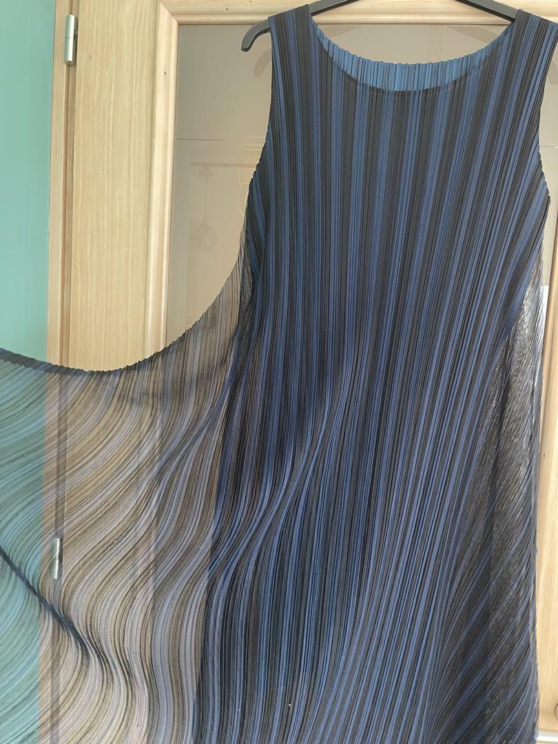 pleats pleaseシースルーワンピース