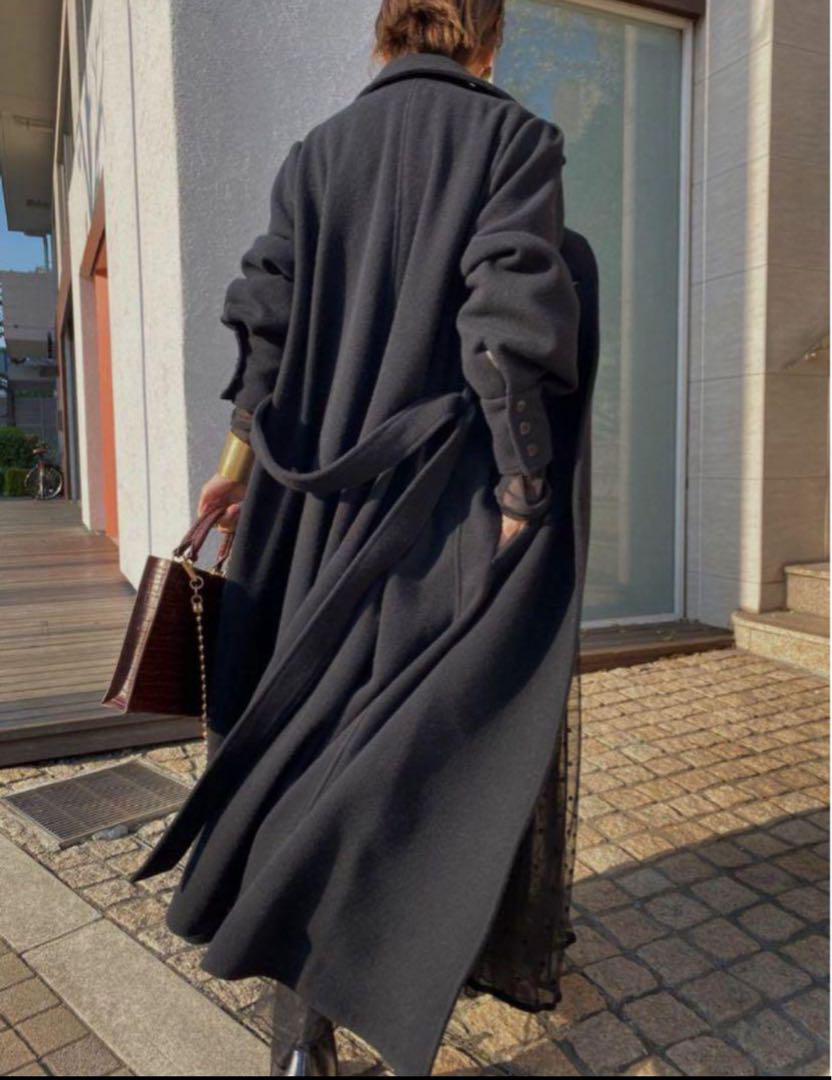 美品】Ameri Vintage POOFY FLARE LONG COAT