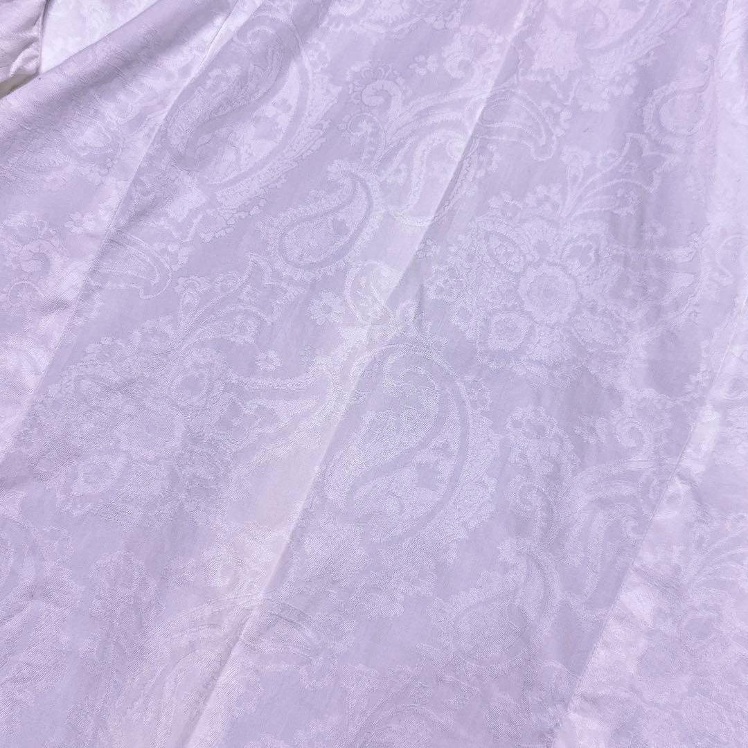 2XL【極美品】ETRO 長袖シャツ ペイズリー 総柄 シャドー ホワイト 2XL【極美品】ETRO 長袖シャツ ペイズリー 総柄 シャドー ホワイト
