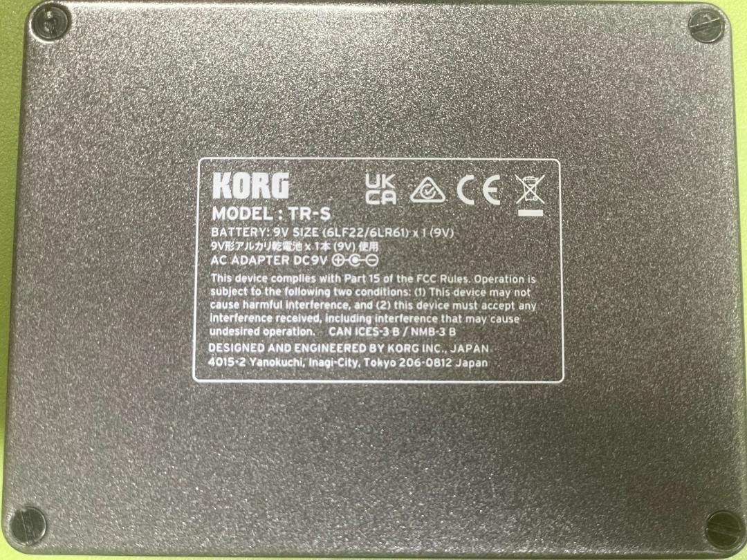 KORG Nu:tekt TR-S コルグ ニューテクト TR-S
