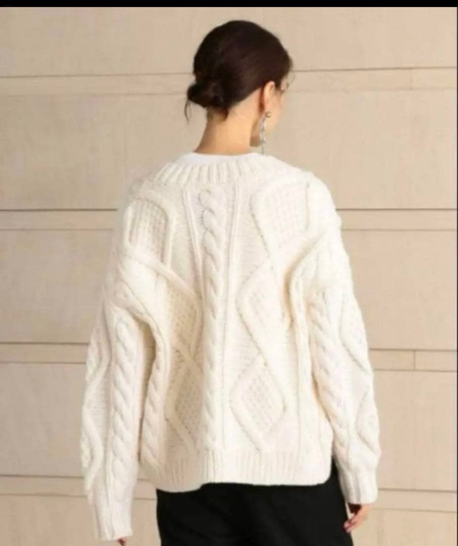 BEAUTY YOUTHケーブル編み 厚手ニットカーディガン SIZE BEAUTY YOUTH UNITED ARROWS