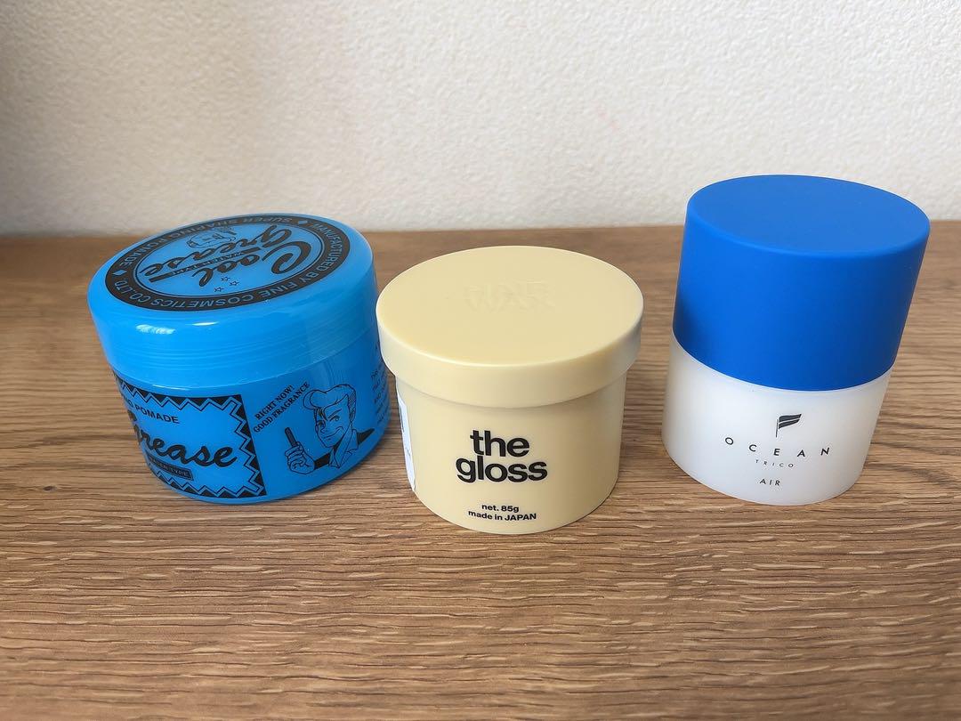 ワックス3点セットthe gloss オーシャントリコクールグリース
