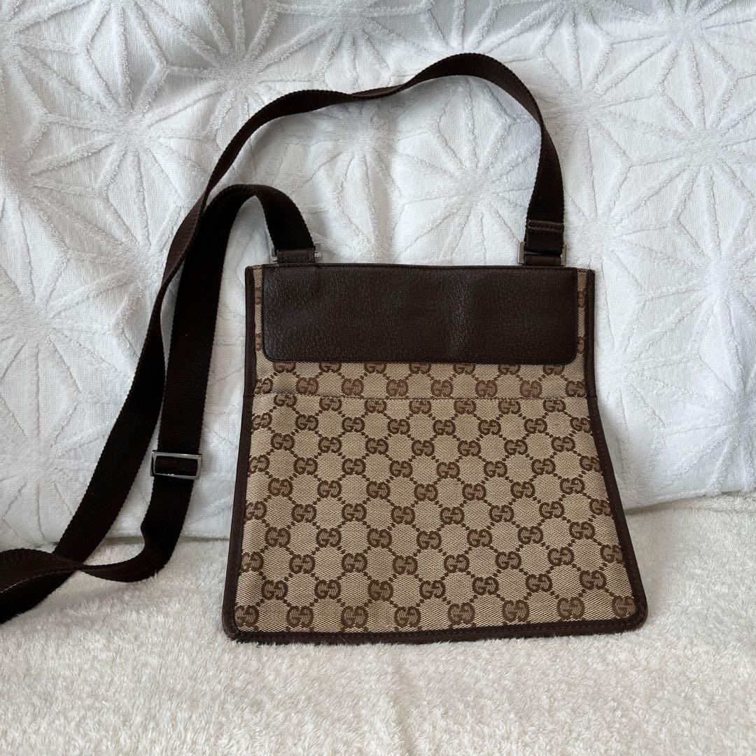 GUCCI グッチ ポシェット ショルダーバッグ GG柄