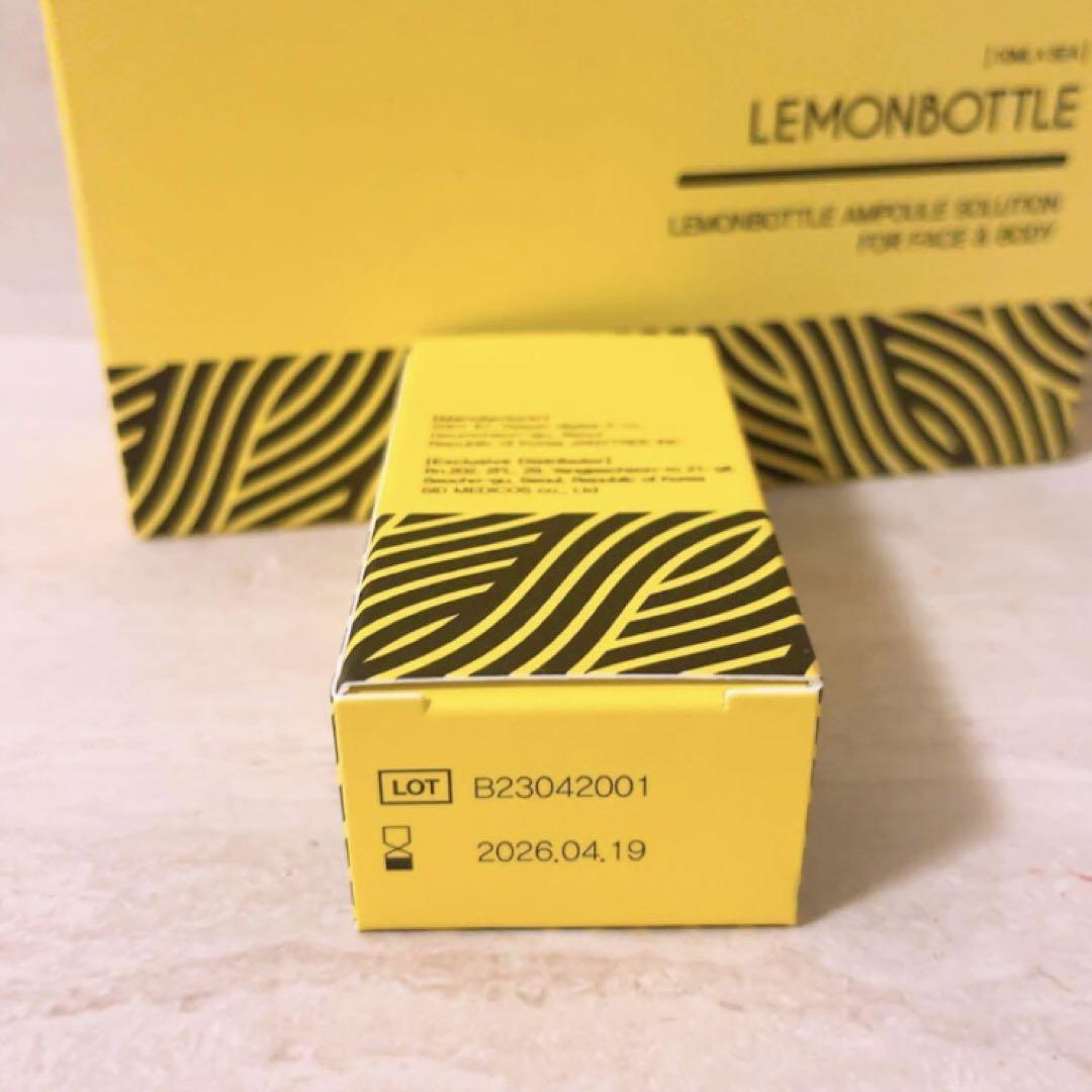 js☆ レモンボトル A アンプル ソーリューション 美容液 10ml 2本