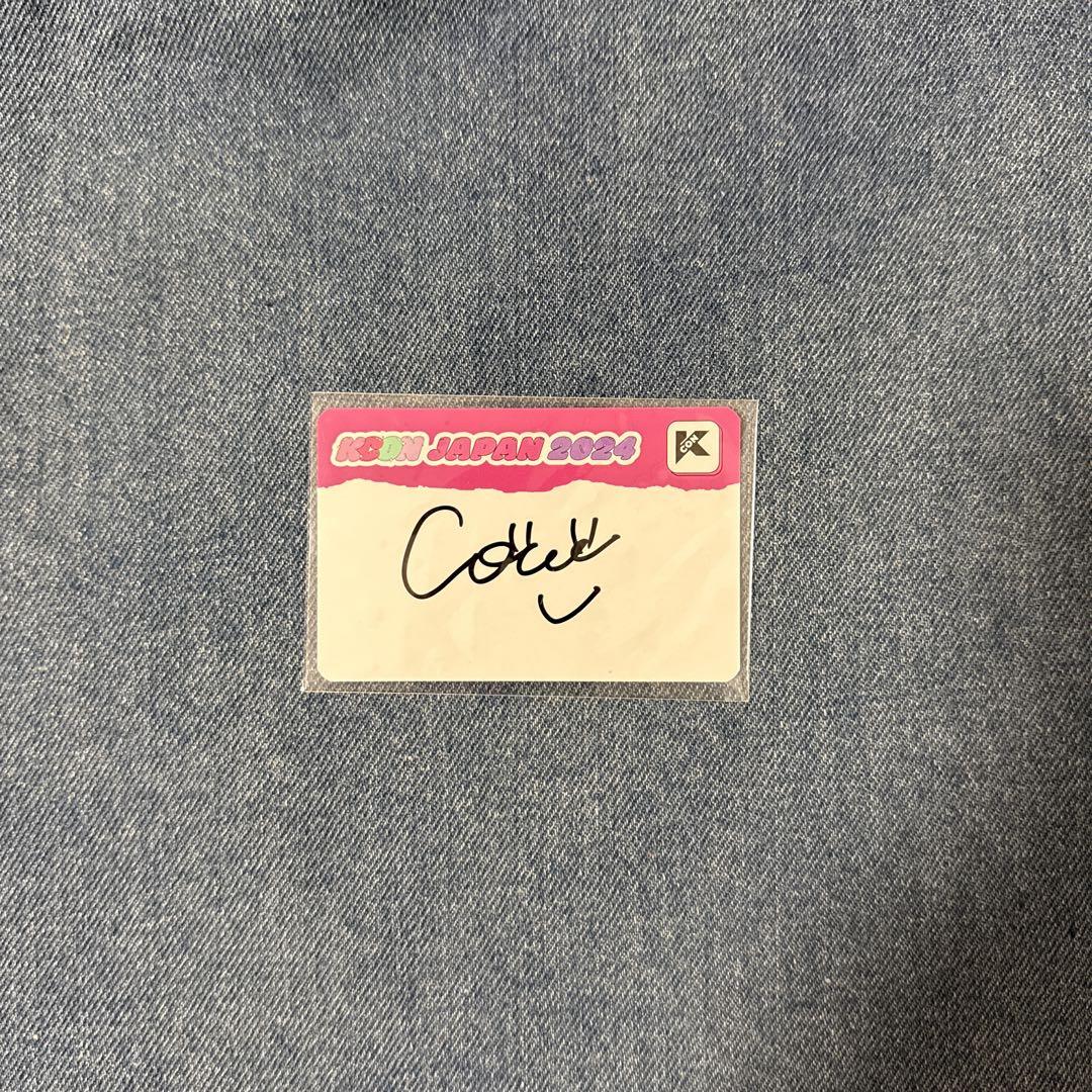 ◇最終値下げ◇ 加藤心 直筆 サイン カード KCON JAPAN 2024