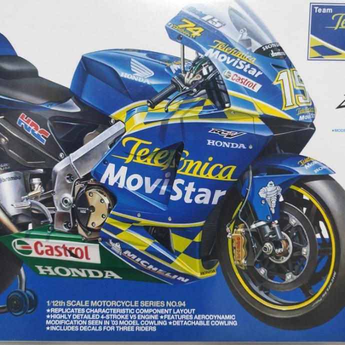 TAMIYA 1/12 RC211V '03 テレフォニカモビスター 加藤大治郎 TAMIYA 1/12 RC211V '03 テレフォニカモビスター 加藤大治郎