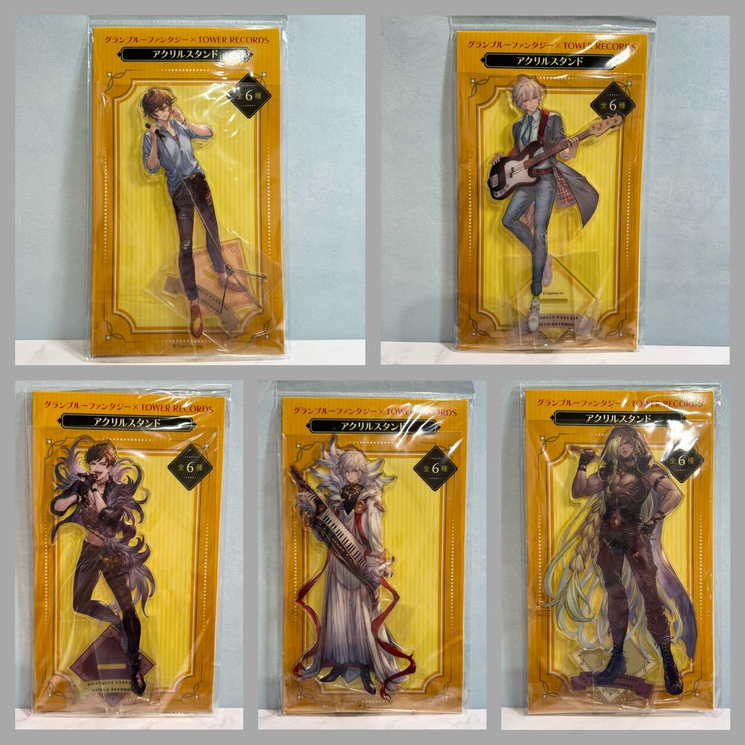 グラブル タワレコ アクスタ ベリアル ルシファー ベルゼバブ セット コラボグッズ｜グランブルーファンタジー × TOWER RECORDS