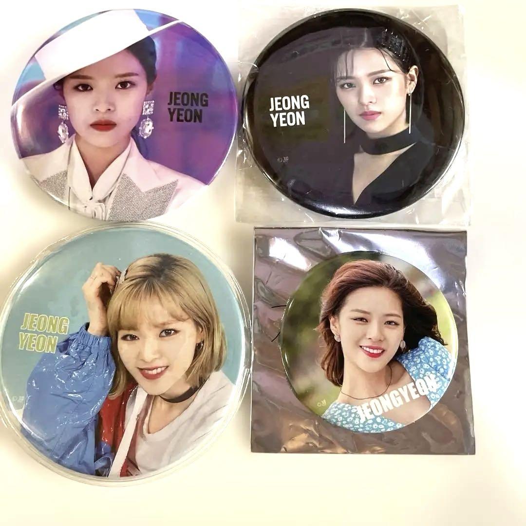 TWICE ジョンヨン サイン 缶バッジ TWICE - TWICE ジョンヨン 公式缶バッジセット HALLOWEENの通販