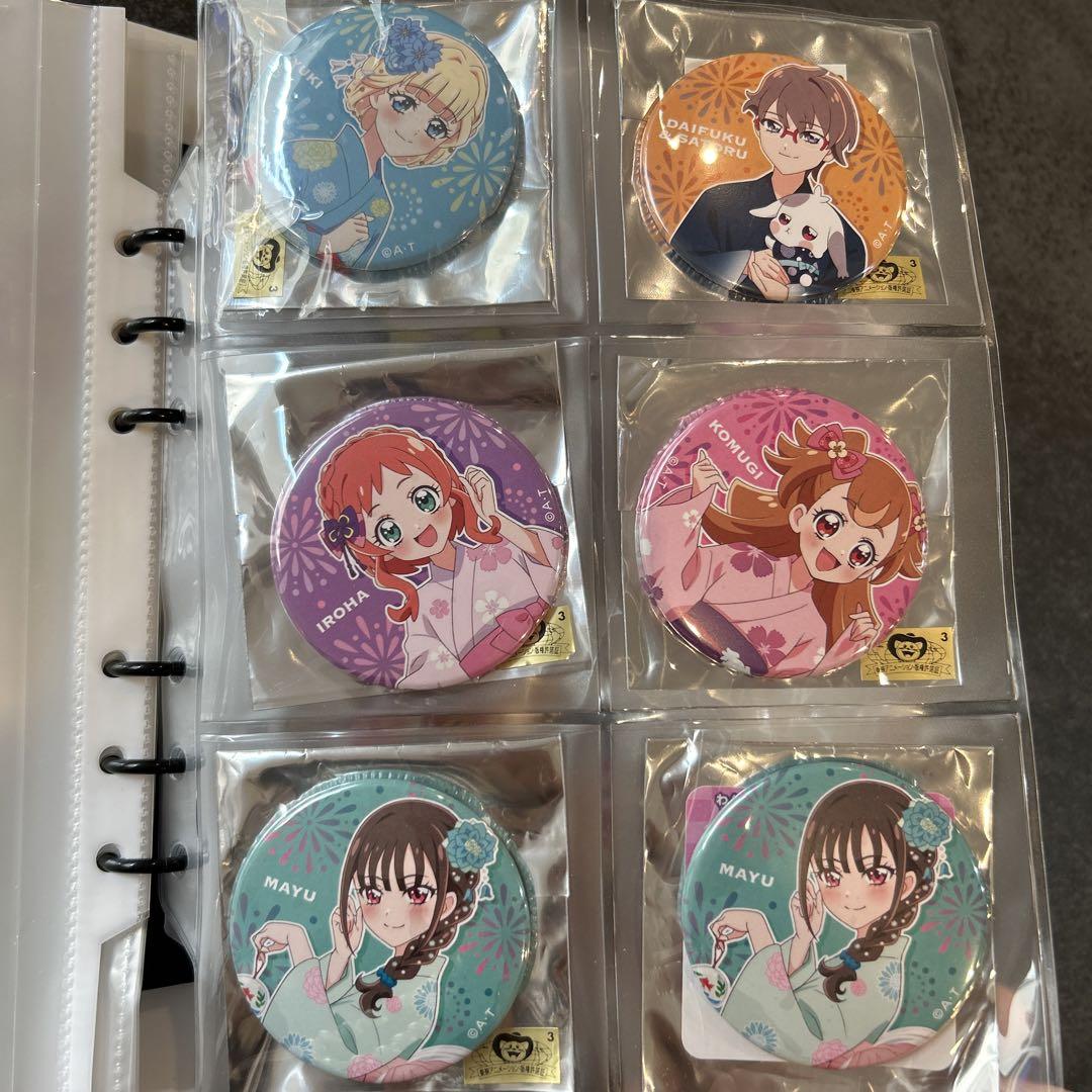 夏めくわんだふる 缶バッジ セット売り プリキュア 猫屋敷ユキ