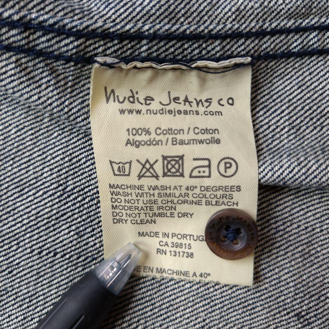 定価:27,940 Nudie Jeans ウエスタンシャツ デニムシャツ M