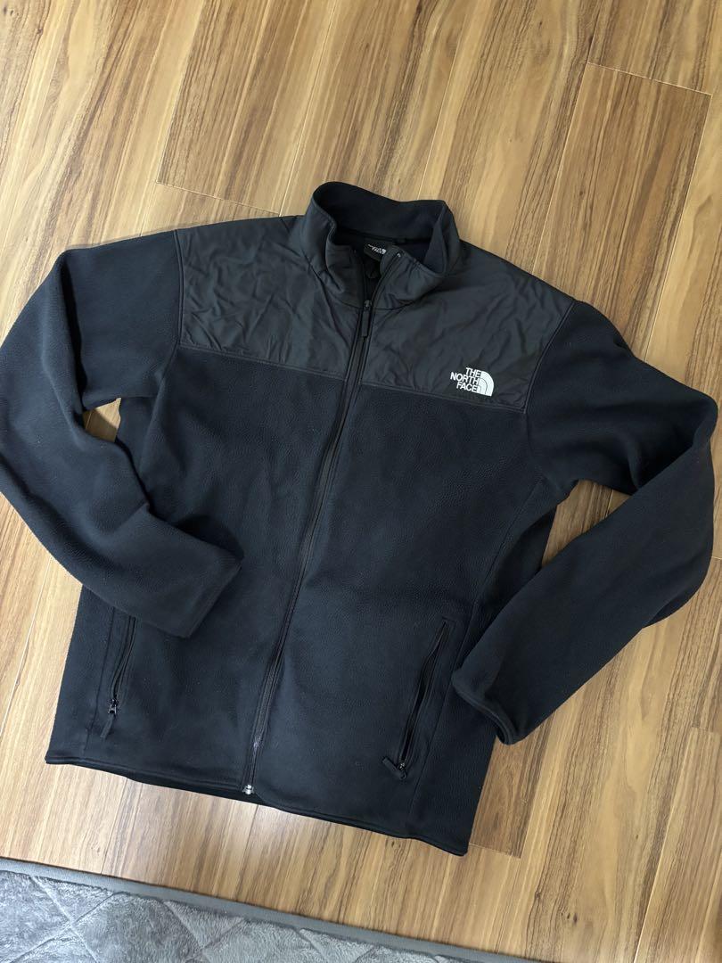 正規THE NORTH FACE フリースジャケット 希少XXL黒ノースフェイス