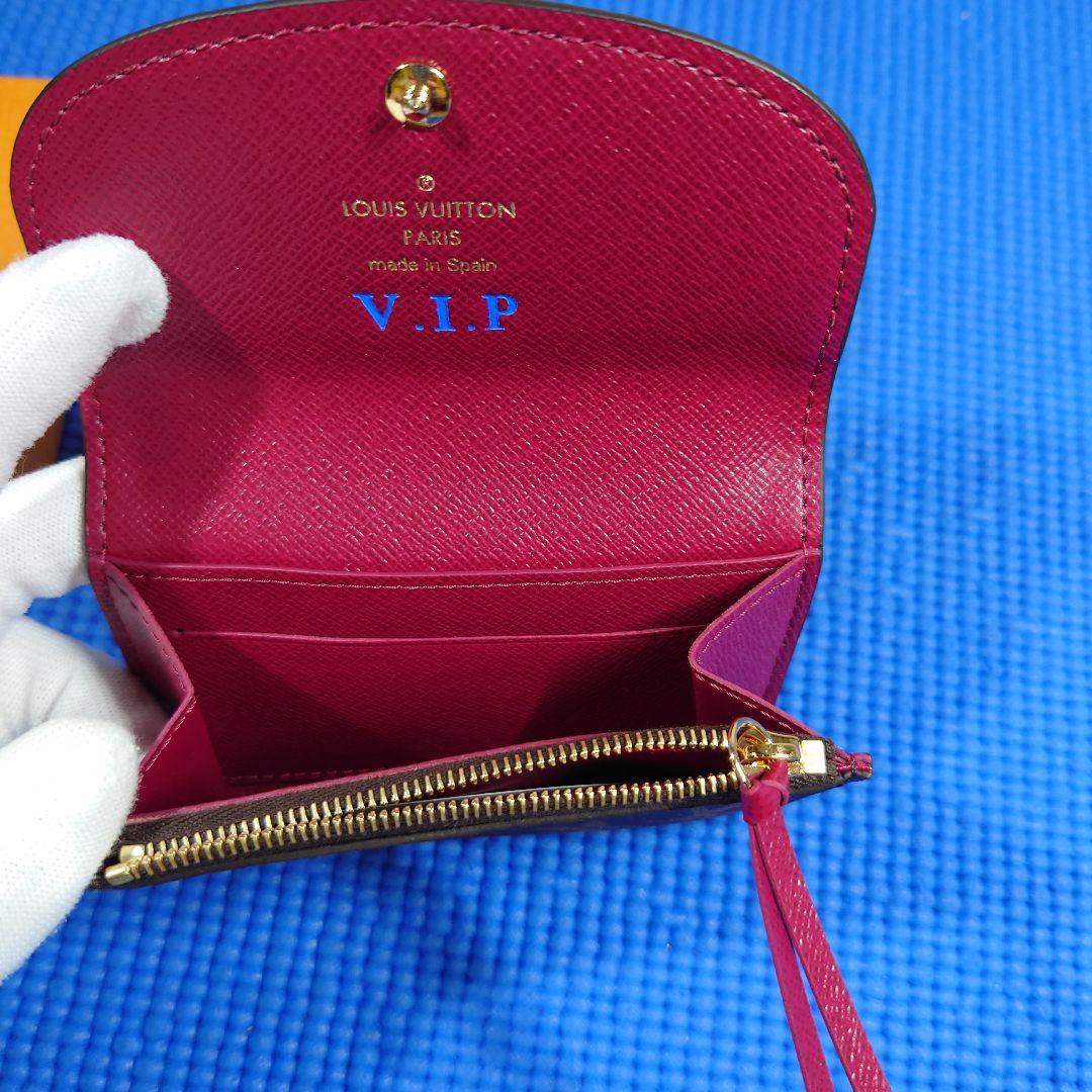 Louis Vuitton コインケース ブラウン/レッド