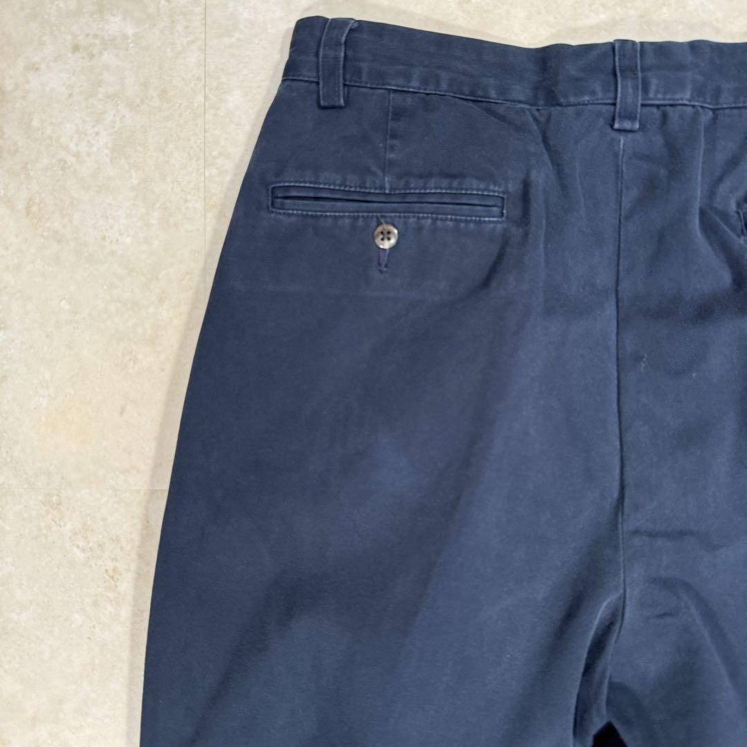 90s \"Ralph Lauren\" 2タック チノパンツ w30 l30