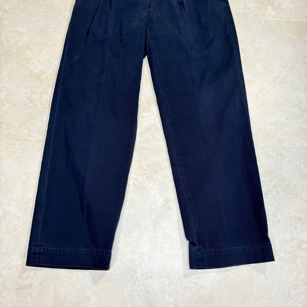 90s \"Ralph Lauren\" 2タック チノパンツ w30 l30