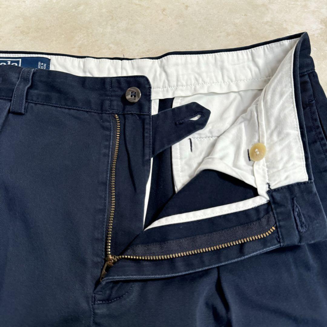 90s \"Ralph Lauren\" 2タック チノパンツ w30 l30
