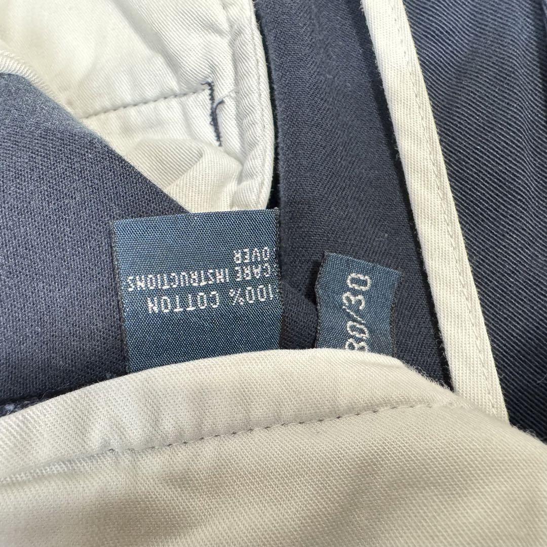 90s \"Ralph Lauren\" 2タック チノパンツ w30 l30