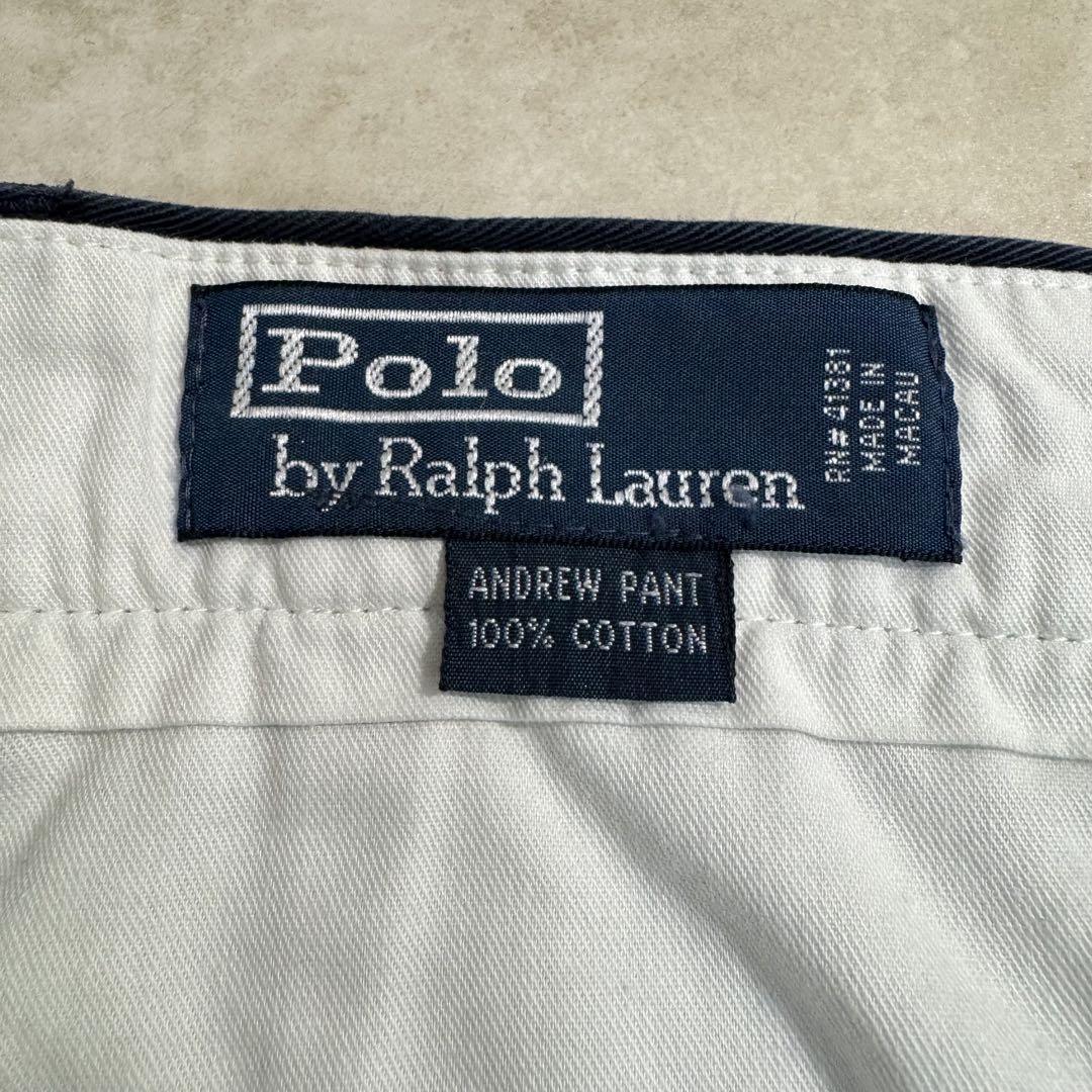 90s \"Ralph Lauren\" 2タック チノパンツ w30 l30