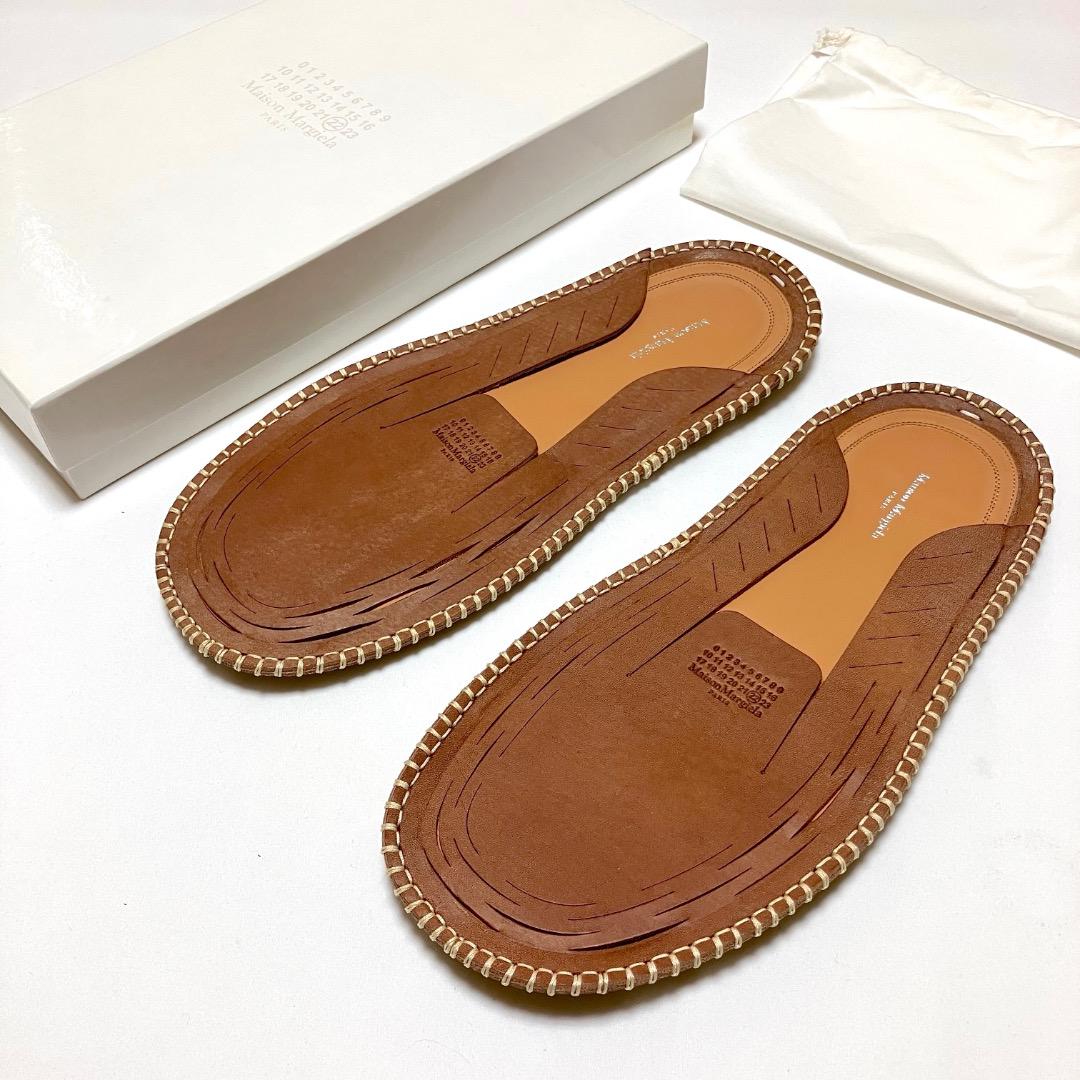 新品 42 マルジェラ 22ss ブランドロゴ スリッポン サンダル 17510