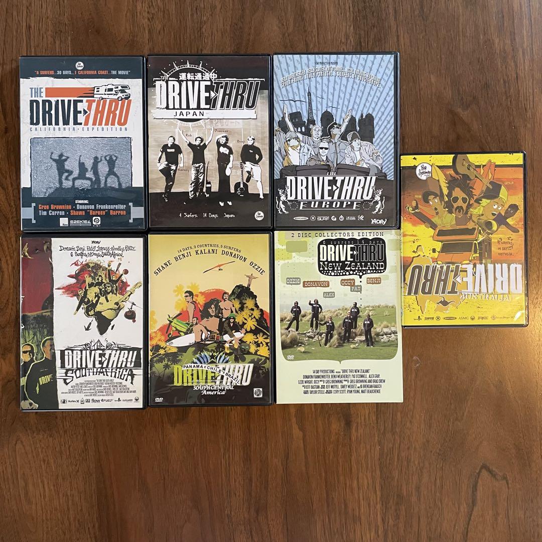 DRIVE THRUサーフィン DVD 7 タイトルセット