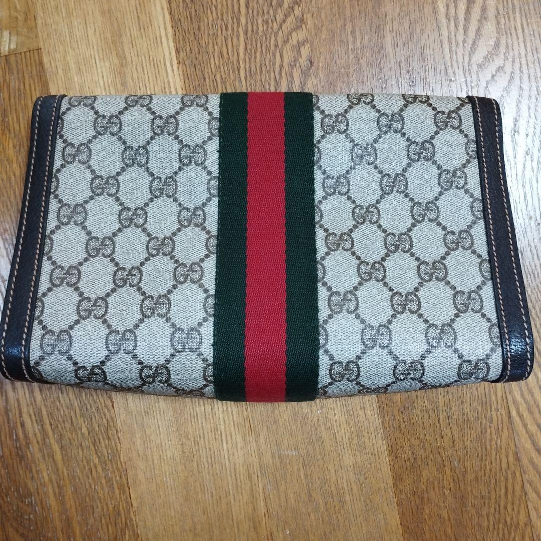 オールドグッチ☆クラッチバッグシェリーライン