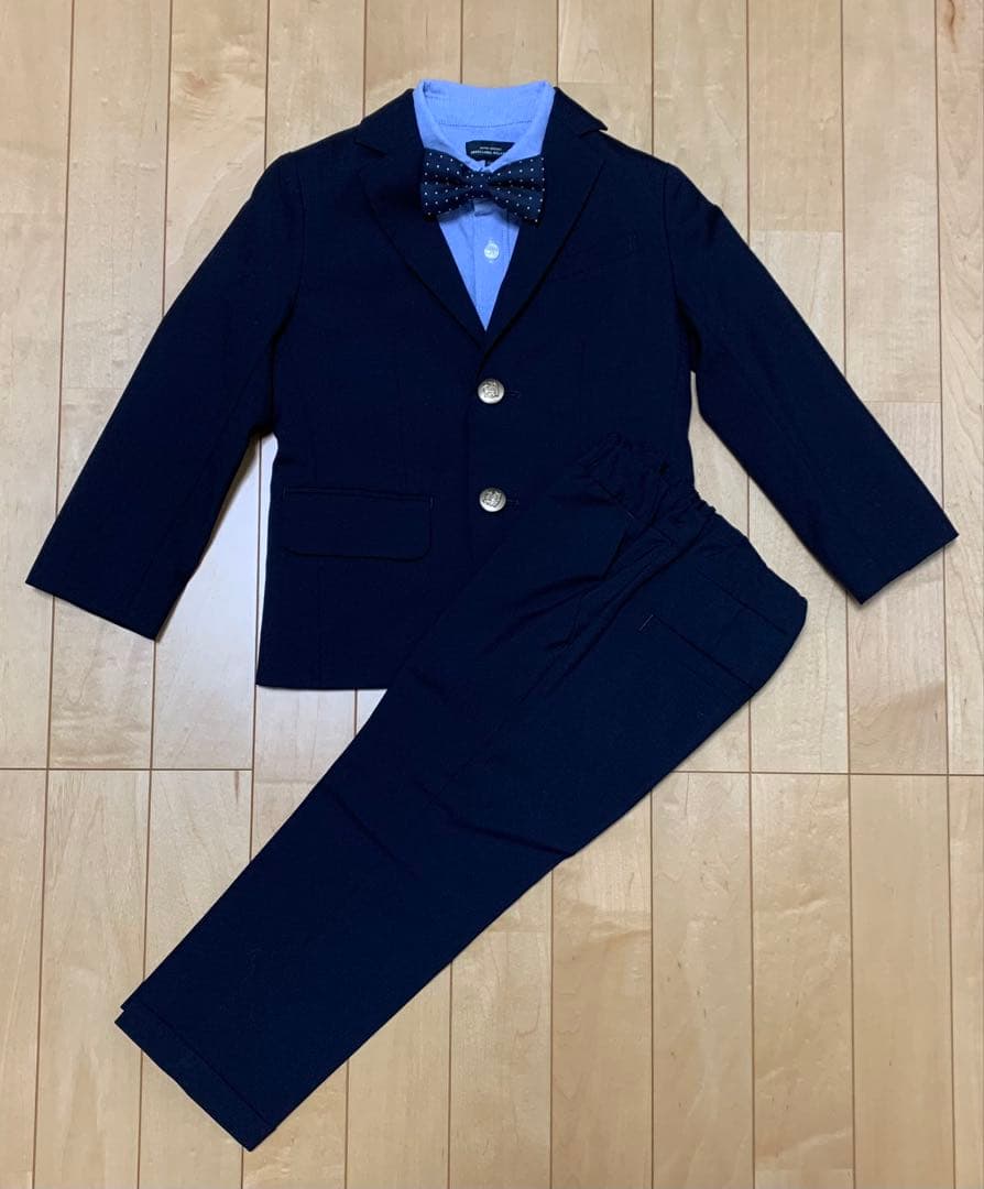 グリーンレーベルリラクシング ネイビー フォーマルスーツ 110cmgreen label relaxing