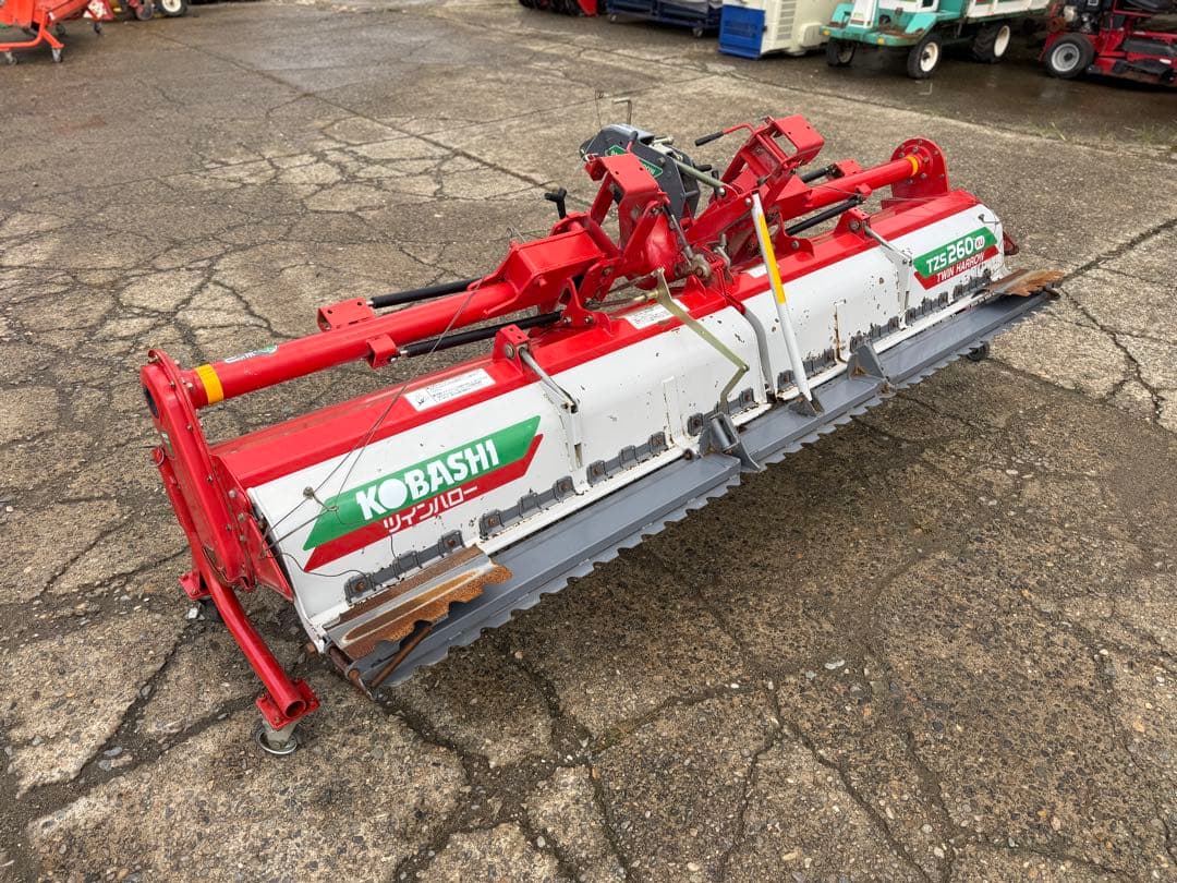 新潟県長岡市発 コバシ ハロー TZS260KU 作業幅260cm Bヒッチやや傷や汚れあり