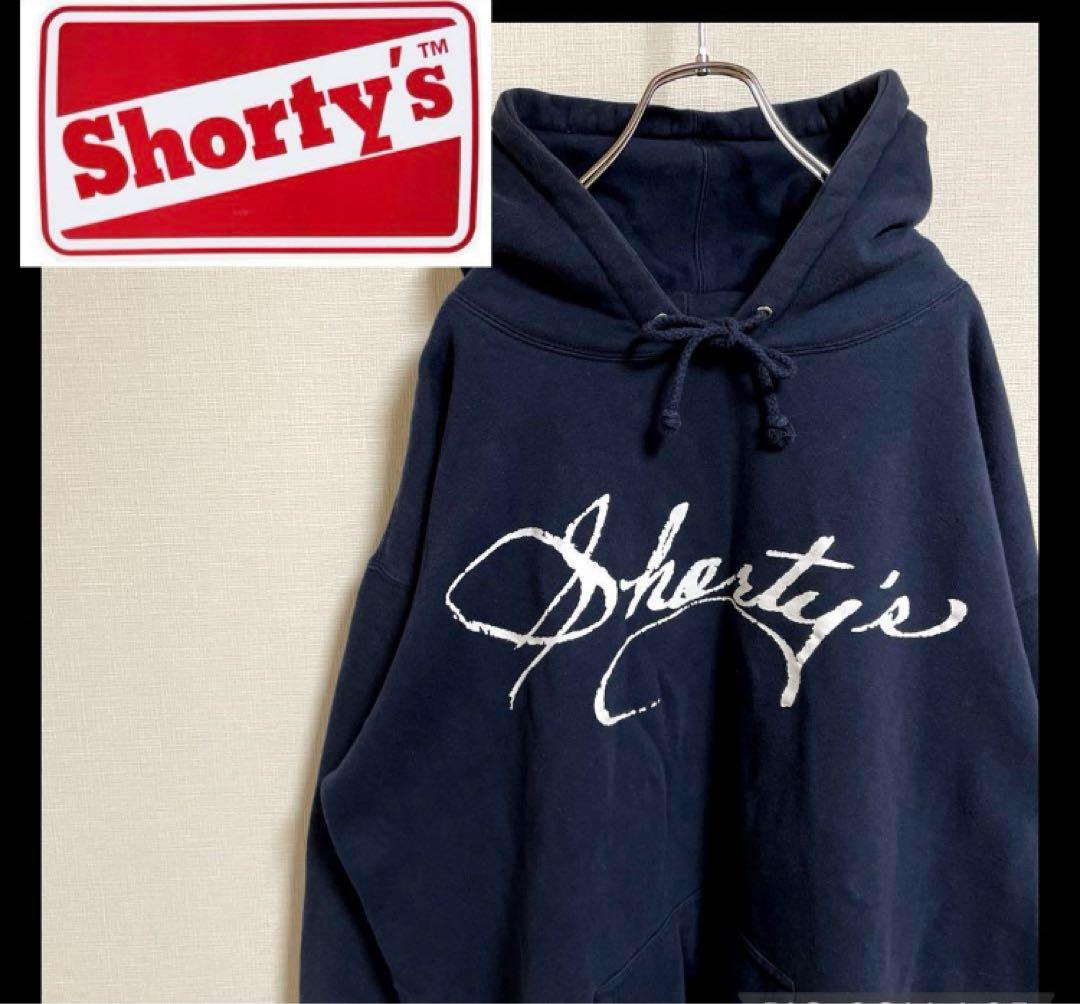 90s 希少　shorty's  パーカー　プルオーバー　ボックスシルエット古着BUBUKIKI