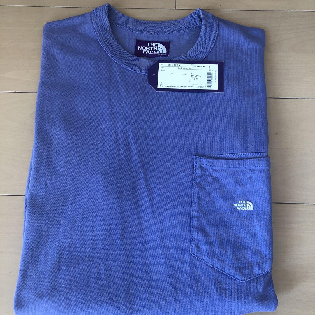 kazu　ノースフェイスパープルレーベル　ポケットｔ　NT3366N
