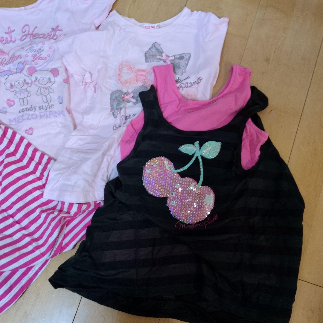 まとめ売り　メゾピアノ　Tシャツ　9点セット　サイズ130cm まとめ売り メゾピアノ Tシャツ 9点セット サイズ130cm - メルカリ