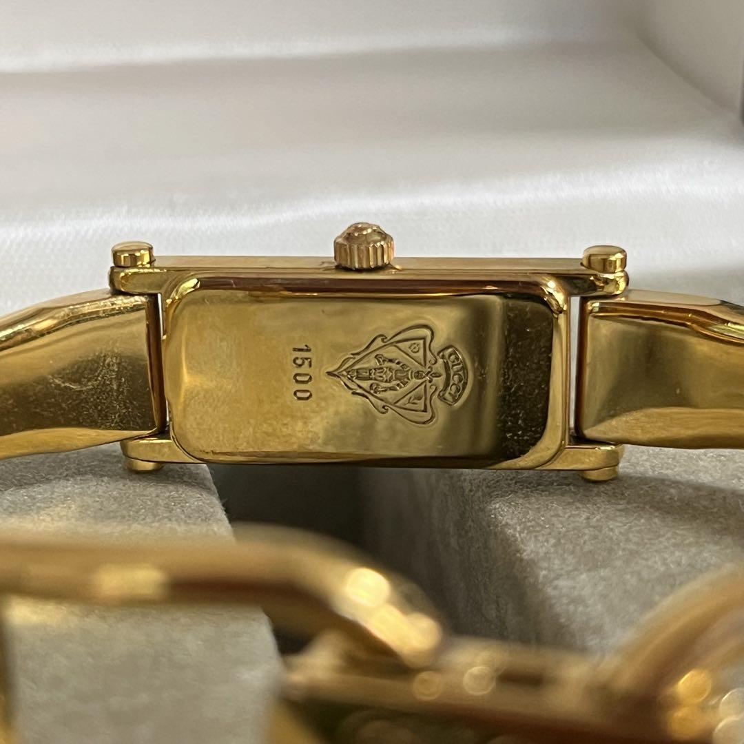 lucky →GUCCI ゴールド レディース時計　1500