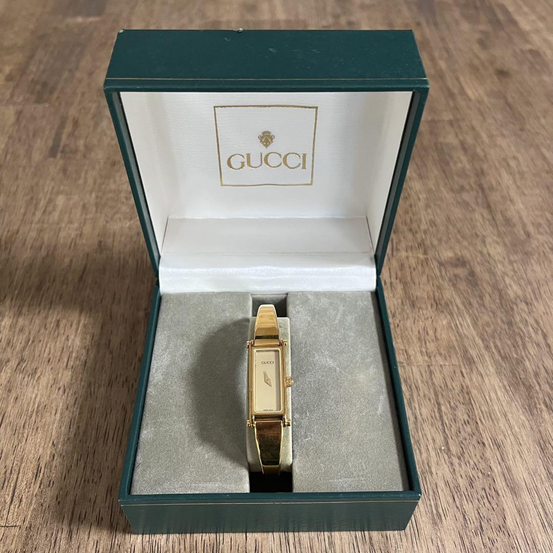 lucky →GUCCI ゴールド レディース時計　1500